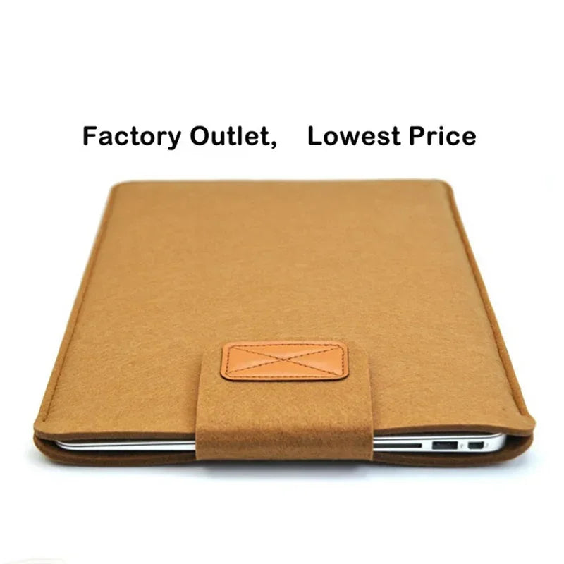 11 12 13 14 15 inch Wool Felt Inner Notebook Laptop Sleeve Bag Case Carrying Bag For Macbook Air/Pro/Retina