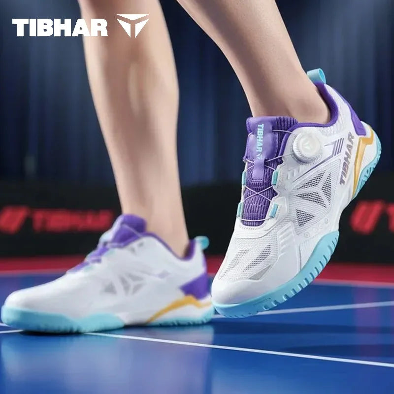New TIBHAR Table Tennis Shoes Men Women Professional Ping Pong Sneakers Indoor Court Footwear With Popcorn Cushion & Carbon…