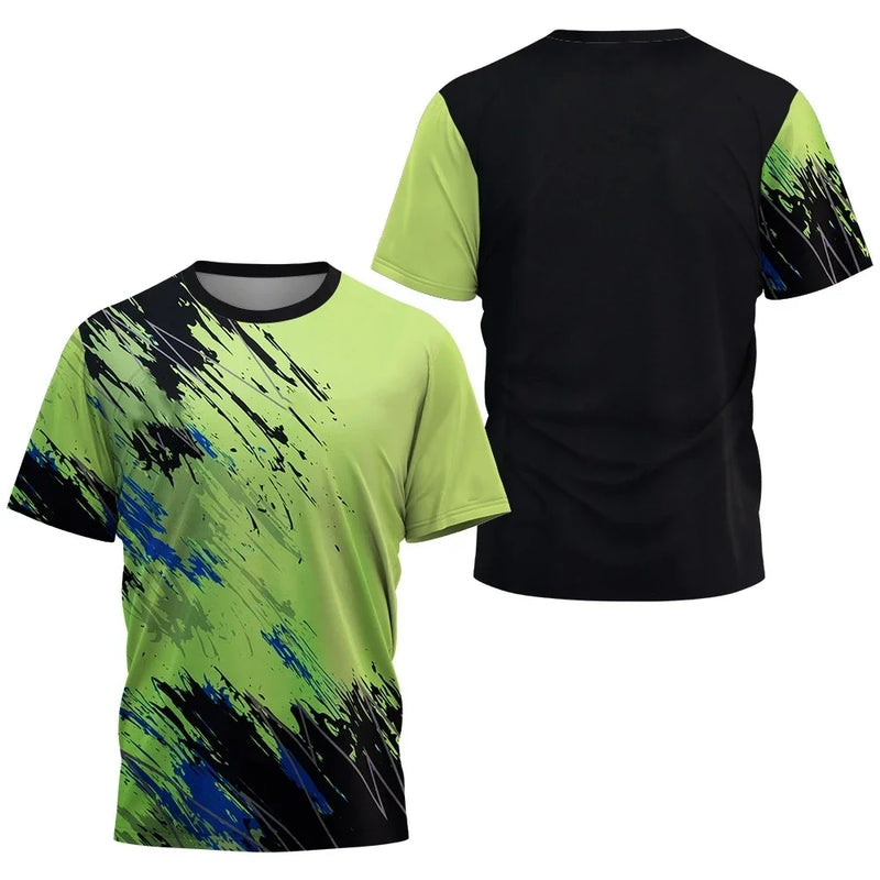 2025  Badminton Tennis Quick-drying Short-sleeved Men's Tops Sports T-shirt Tops Men's Summer Table Tennis Sportswear New -…