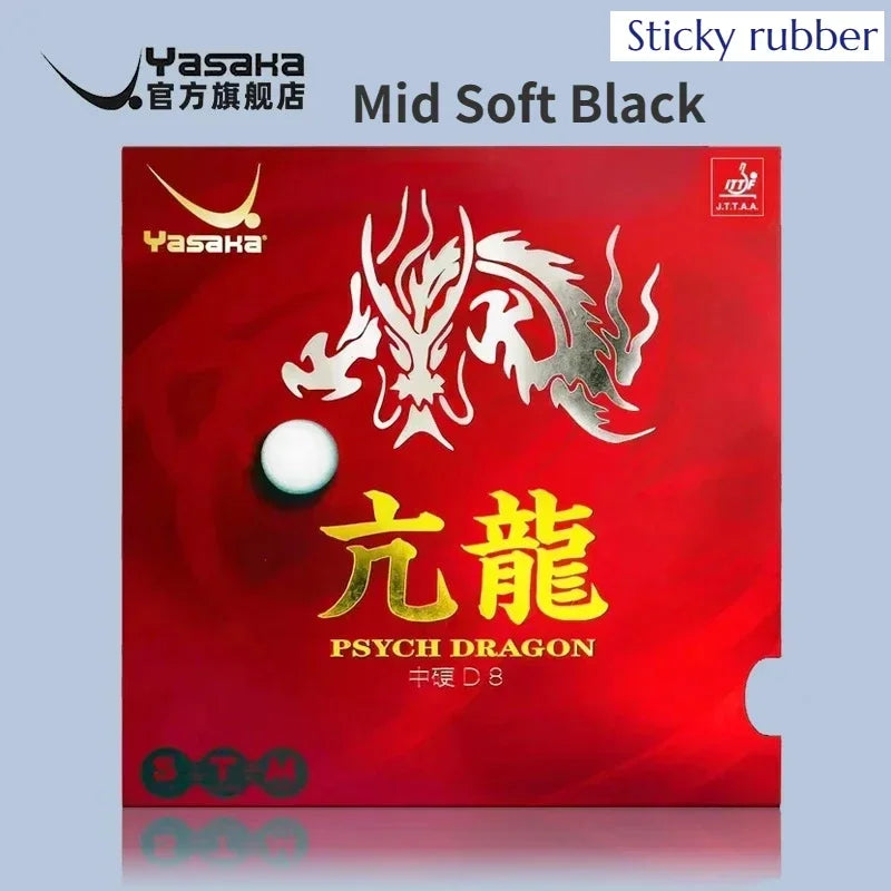 Original Yasaka PSYCH DRAGON Table Tennis Rubber Sticky Rubber Ping Pong Rubber ITTF Approve Pingpong Sponge With cake…