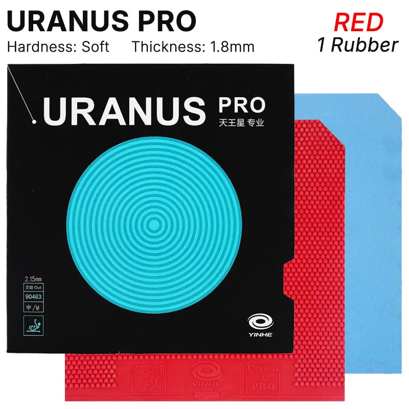 YINHE URANUS PRO Table Tennis Rubber Short Pips Offensive Pips-Out Ping Pong Rubber with 1.8/1.25mm Sponge Mid or Soft…