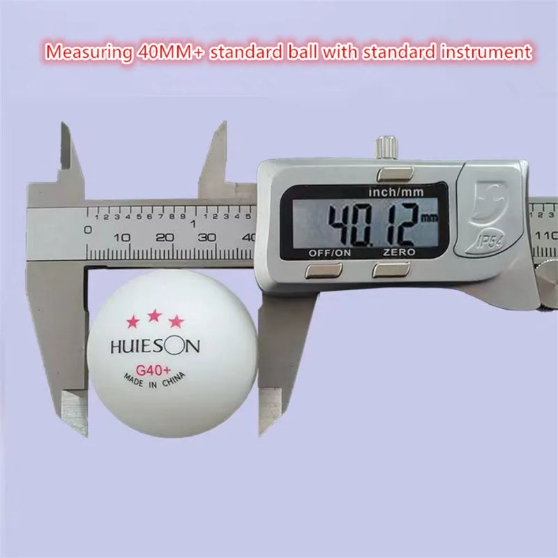 Huieson 3 Star G40+ ABS Table Tennis Balls Professional Training Competition Ping Pong Balls for Table Tennis Serving…