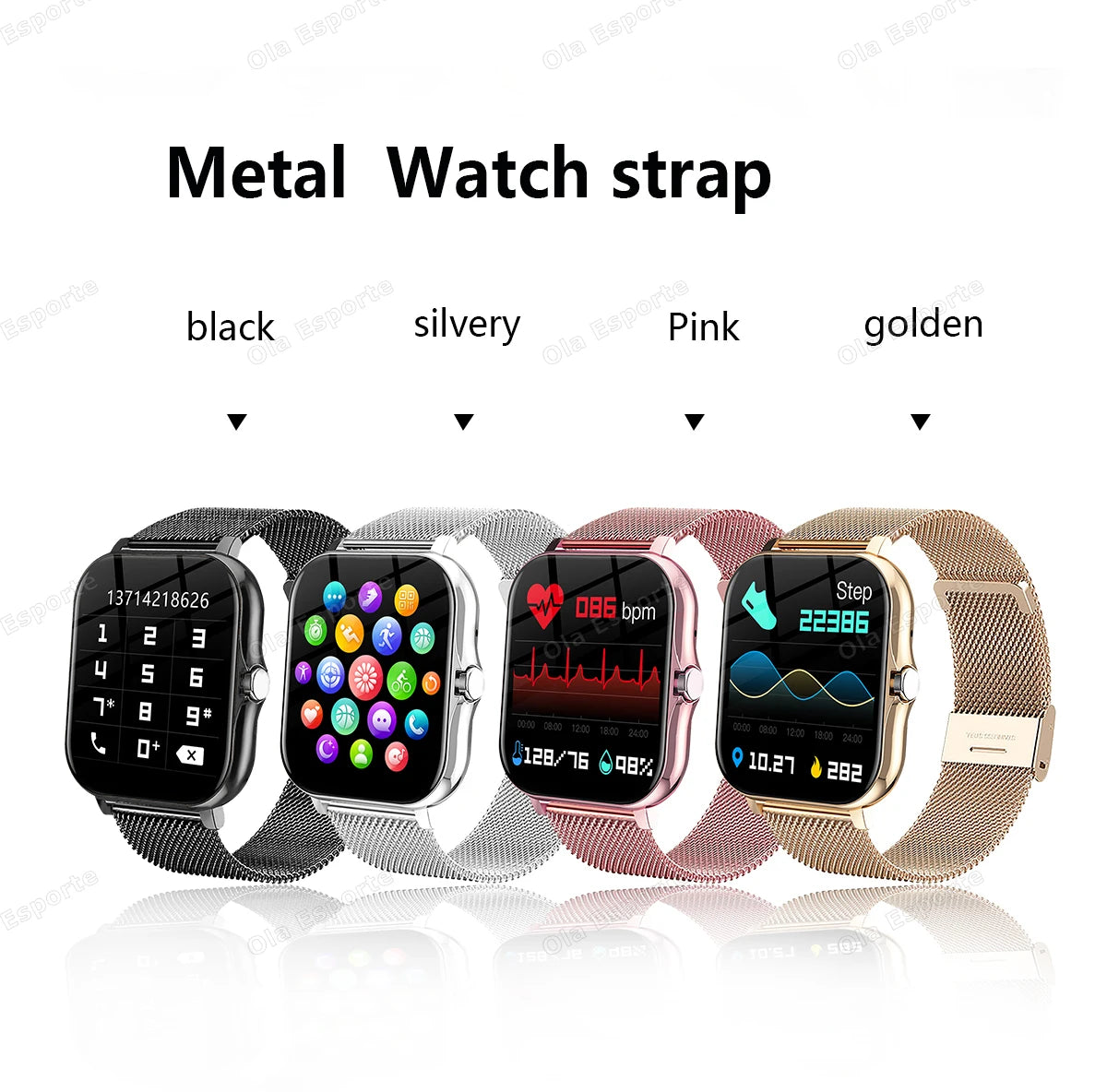 New Smart Watch 2.01 Inch HD Display Answer Make Call Message Preview Sport Modes smartwatch DIY Dial Weather Forecast Men Women