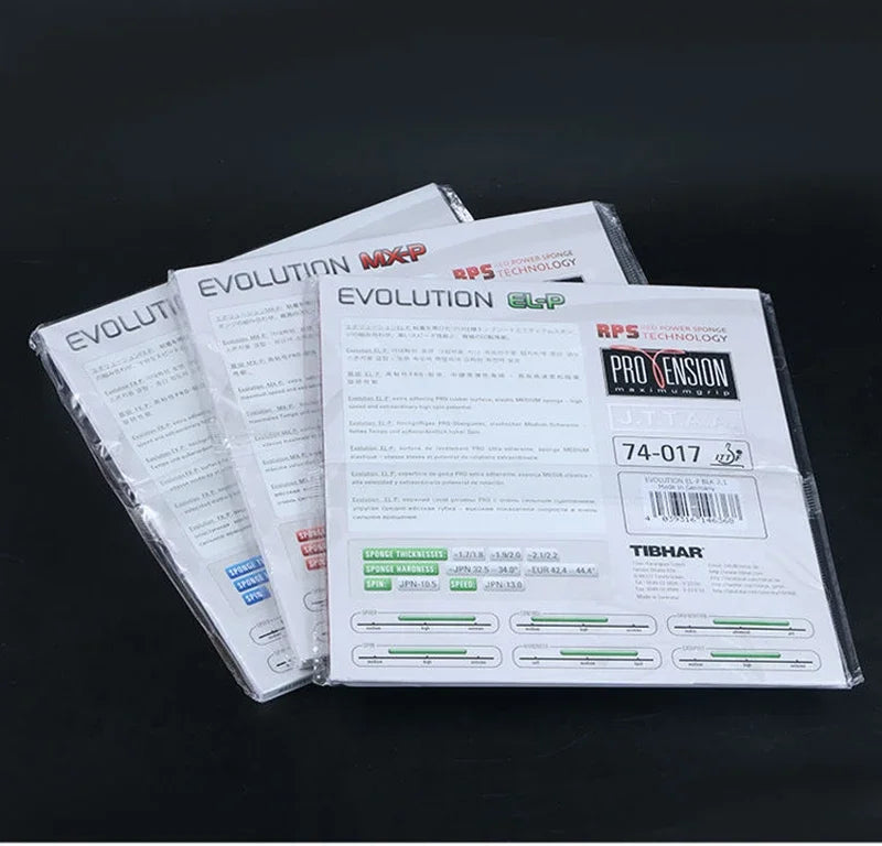 Tibhar-Evolution EL-P Table Tennis Rubber, Professional Non-Toxic Pimples-in Ping Pong Rubber for Quick Attack