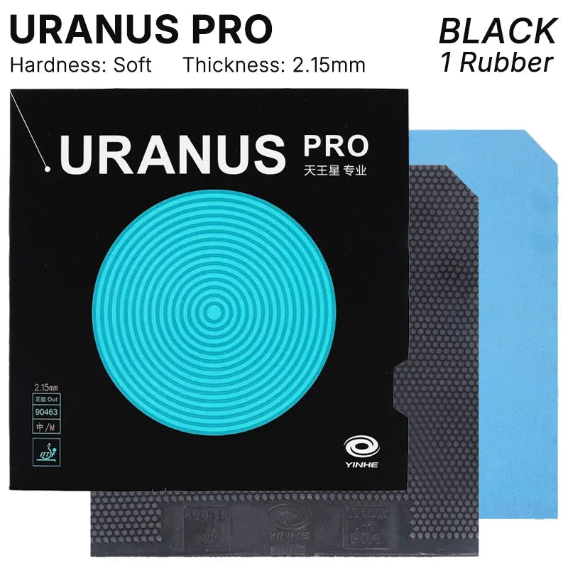 YINHE URANUS PRO Table Tennis Rubber Short Pips Offensive Pips-Out Ping Pong Rubber with 1.8/1.25mm Sponge Mid or Soft…