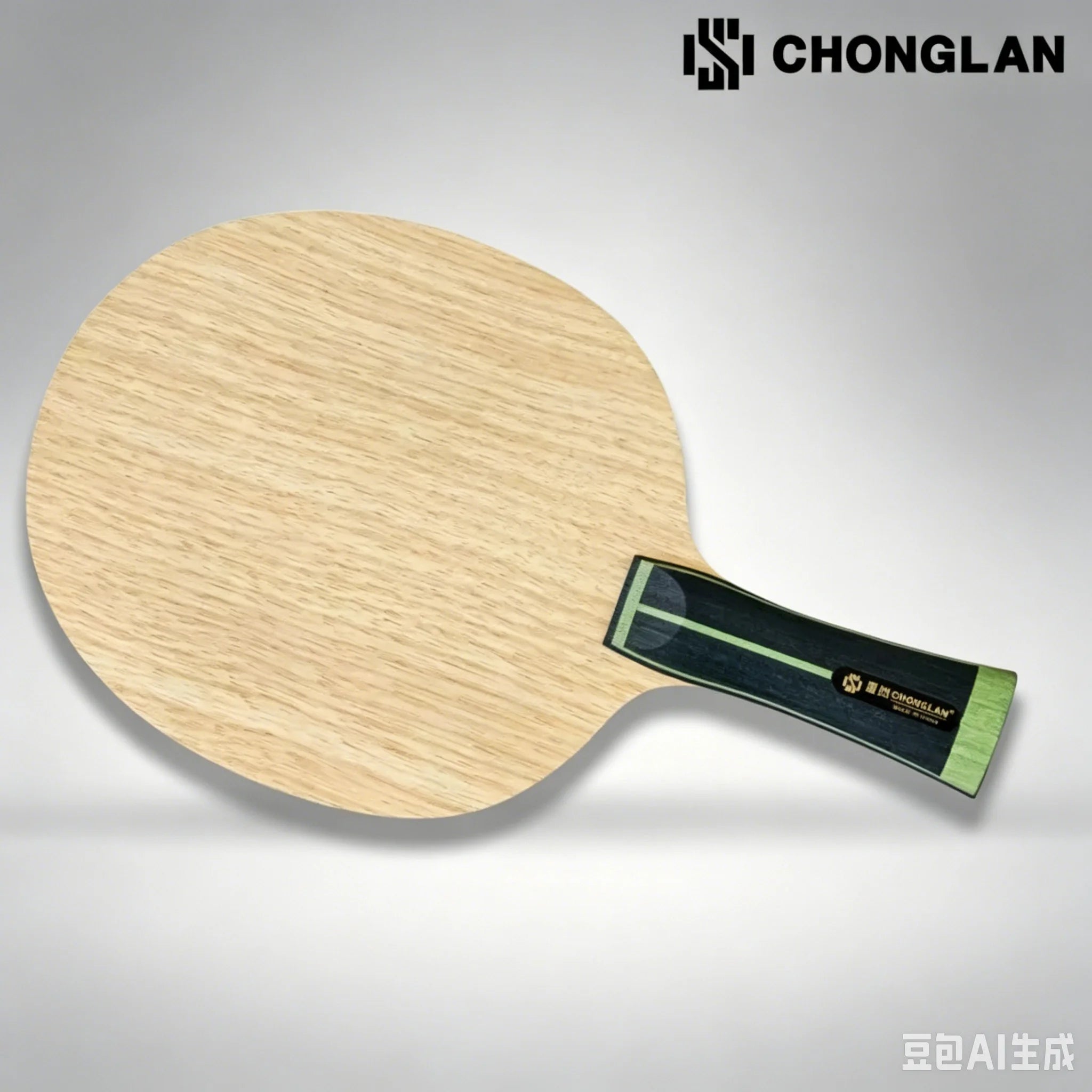Chonglan Table Tennis Bottom Plate Mint PRO-IN PRO-OUT Super Green Fiber Mixed Woven Bottom Plate SALC - external FL