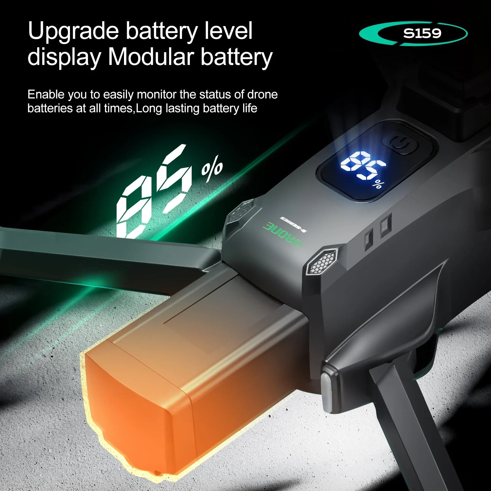 Professional S159 GPS Drone With Screen Control 5G 8K HD ESC Dual Camera Brushless Optical Flow UAV FPV Quadcopter RC Toys - GreatEagleInc