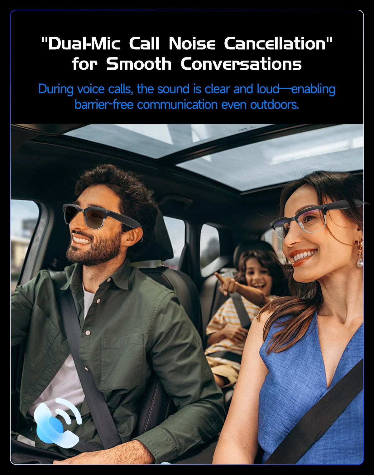 AI Smart Glasses with 800W Pixel Camera Photo Video Recording 120+Language Translation Sunglasses Men Women 2026 New Year's Gift