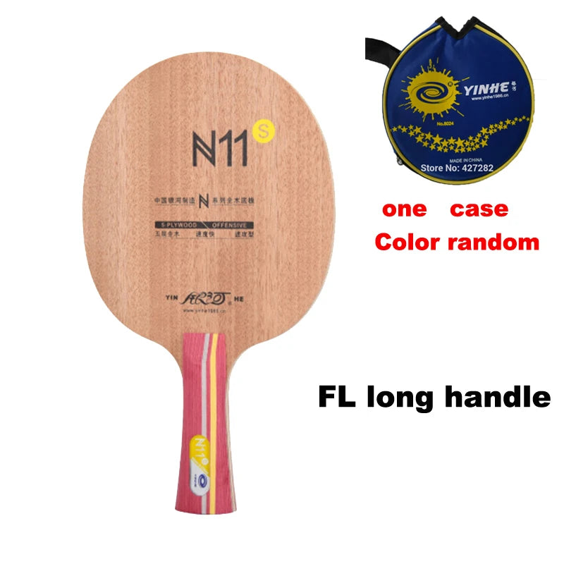 Original Yinhe Pure Wood N-11S N10S Professional Table Tennis Blade for Beginner Table Tennis Rackets Fast Attack with Loop…