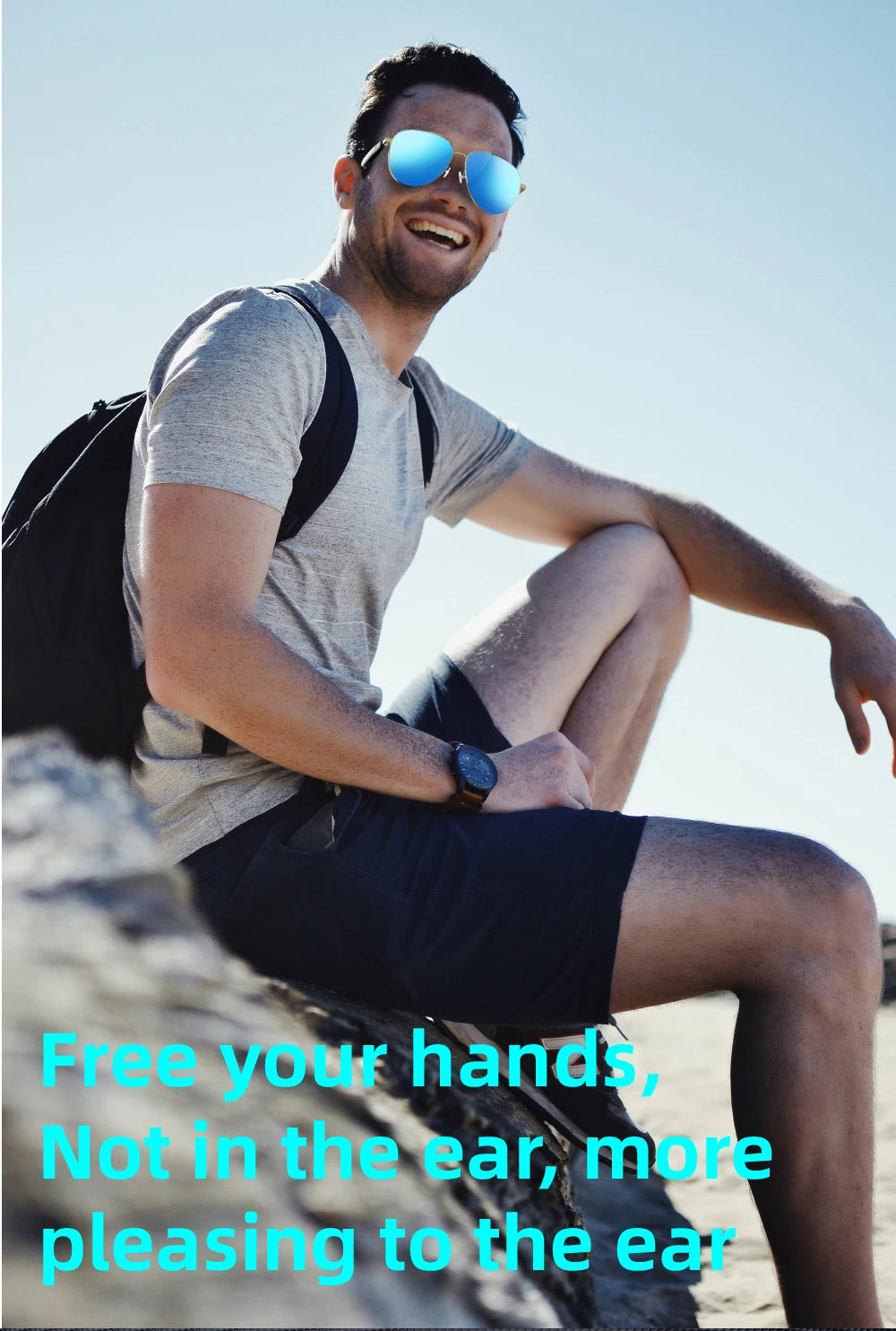 SG-13 Smart glasses, Bluetooth earphones, clear vision | UV resistant touch function | Versatile facial features