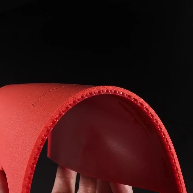 Original LOKI TELSON 100 Table Tennis Rubber Non-sticky Ping Pong Rubber Sheet with Pre-tuned Kunlun Sponge - T-100 Red