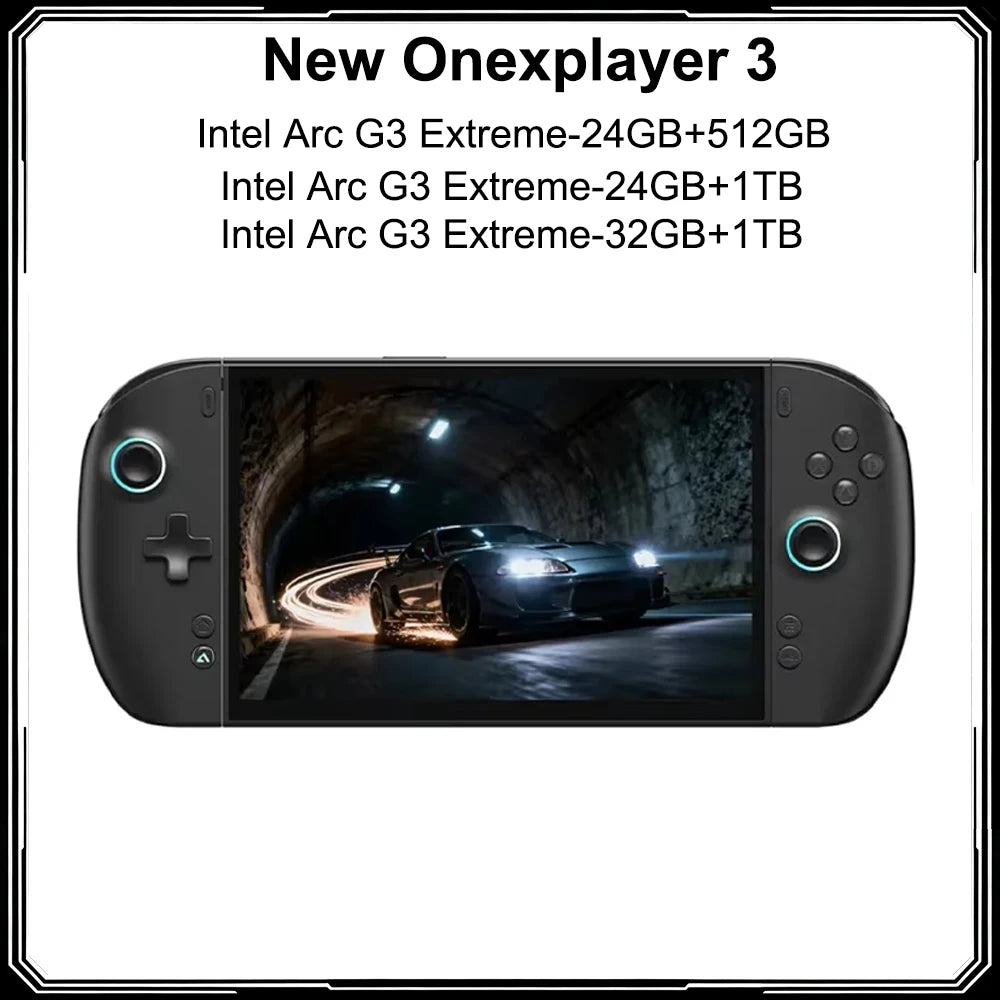 2026 Hot Onexplayer 3 Intel Arc G3 Extreme Gaming Handheld Console 8.8'' 144Hz AMOLD Windows11 3-in-1 Gaming Laptop 85Wh…