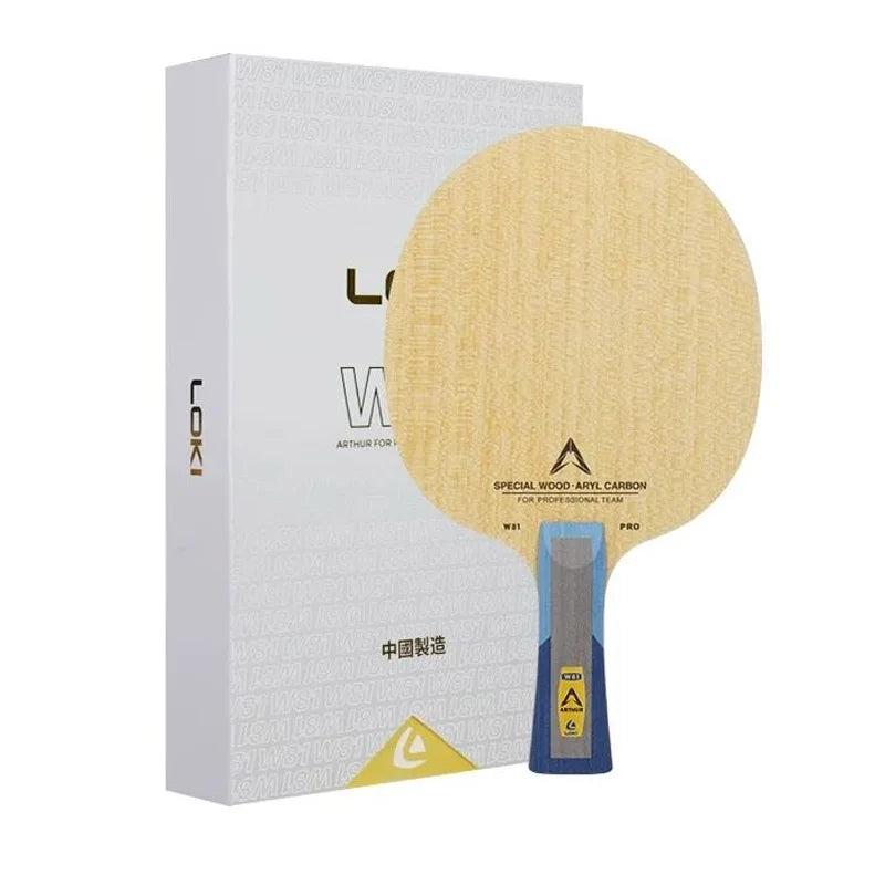 LOKI W81 Pro Series Table Tennis Blade Inner Outer Professional Ping Pong Blade 5 Wood 2 Fiber Pingpong Base Board for…