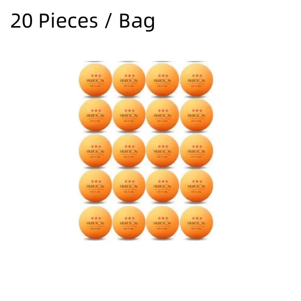 Huieson New ABS Plastic Table Tennis Balls 3 Star 2.8g 40+mm Ping Pong Balls for Match Training Balls Yellow 20pcs