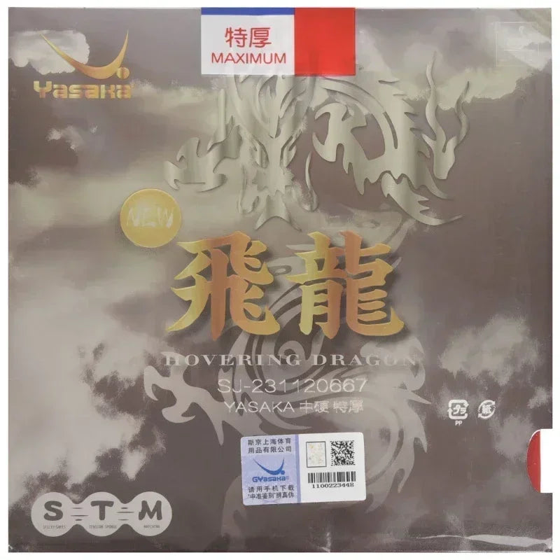 Original Yasaka Sticky Rubber Dragon Series Thunder Dragon Bolo Gragon Ping Pong Rubber ITTF Approve YASAKA Table Tennis…
