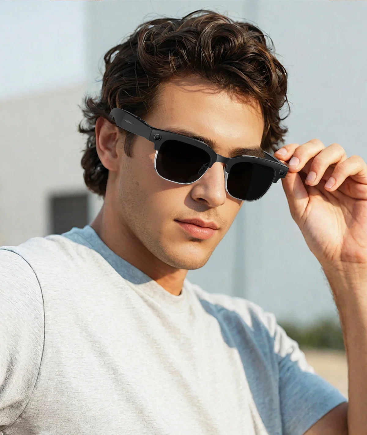 AI Smart Glasses with 800W Pixel Camera Photo Video Recording 120+Language Translation Sunglasses Men Women 2026 New Year's Gift