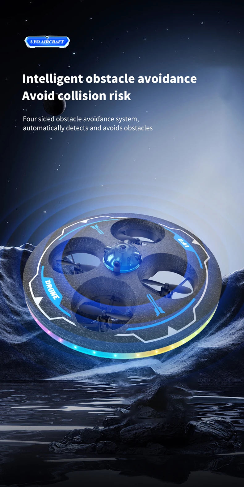 Airplane Rc Plane with Camera Drone Foam UAV Ufo Intelligent Obstacle Avoidance Aircraft Remote Control Helicopter Toys for Kids