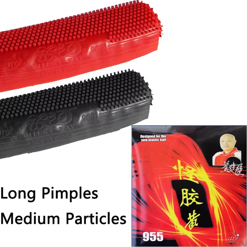 Huang Jianjiang Series Long Pips OX ITTF Approved YINHE Medium Particles Table Tennis Rubber Professional Competition…