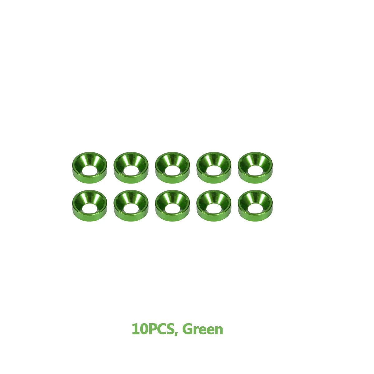 5PCS Coloured Carbon Fibre Braces 67mm 70mm 75mm 78mm for 1/10 RC Crawler Comp Builds SCX10 PRO Gspeed V4 UGRC LCG Chassis DIY Green Washer Set