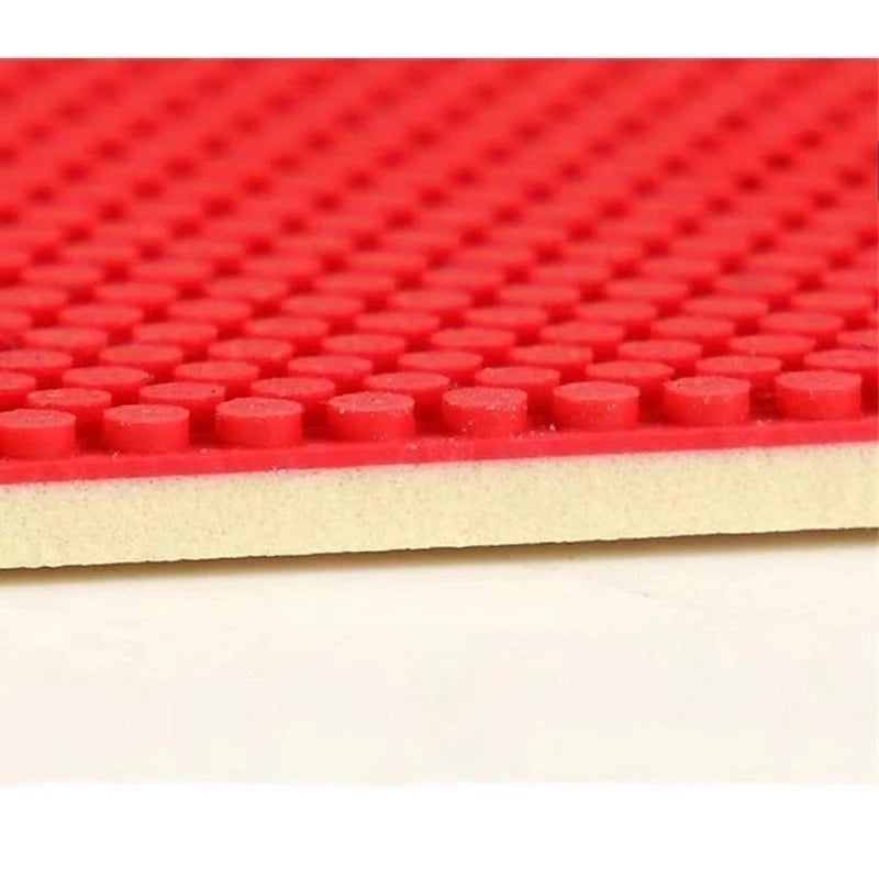 METEOR 575/845 Pips-Out Table Tennis Rubber Sheet Sticky Short Pips with 2mm White Sponge Ping Pong Rubber Attack ITTF…