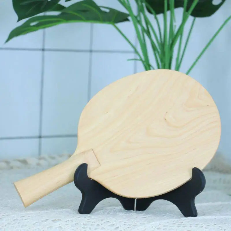 Professional Hinoki Table Tennis Blade 6mm/7mm/8mm Pure Wood Ping Pong Paddle High Elasticity for Beginners & Advanced…