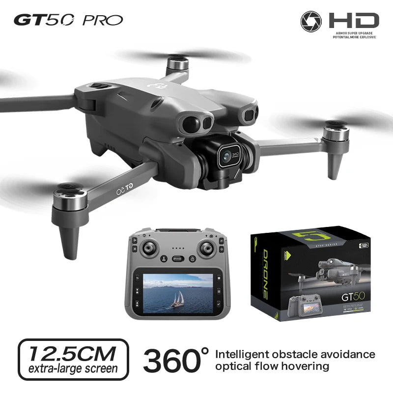 Professional Drone with 4K Dual Camera, Video Drone, Quadcopter, 360, Intelligent Obstacle Avoidance, Gift, New, 2022