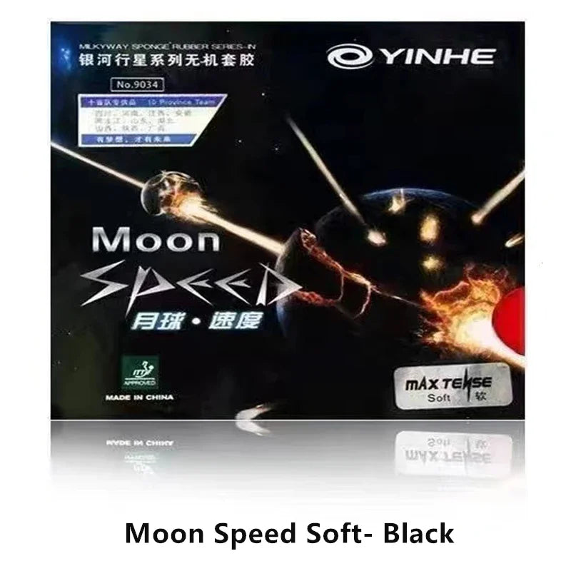 Original Yinhe Moon Max Tense Tuned Pips in Table Tennis Rubber with Sponge For Ping Pong Racket Galaxy Moon Rubber - Speed…