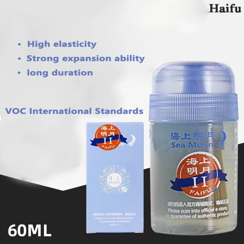 Haifu Sea Moon Ⅱ Table Tennis Performance Booster Sea Moon 2 Ping Pong Solubility Bond Oil VOC Tune 120ml Table Tennis Glue…