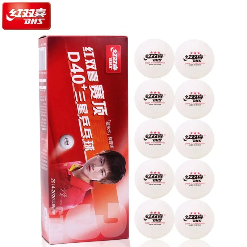 10 /20pcs DHS Seamed Table Tennis Balls D40+ ABS New Material 10 Pcs/Box Professional ITTF Approved Ping Pong Balls for…