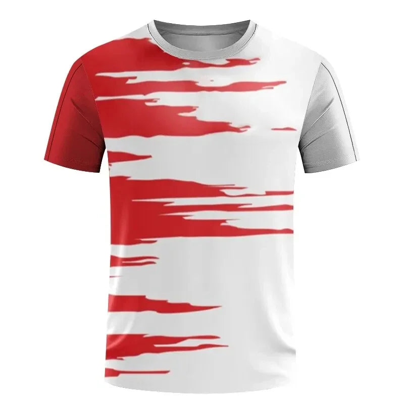 Fashion Table Tennis Sport T Shirts Summer Casual Short Sleeve Men Women 3D Printed T-shirts Loose Quick Dry Breathable…
