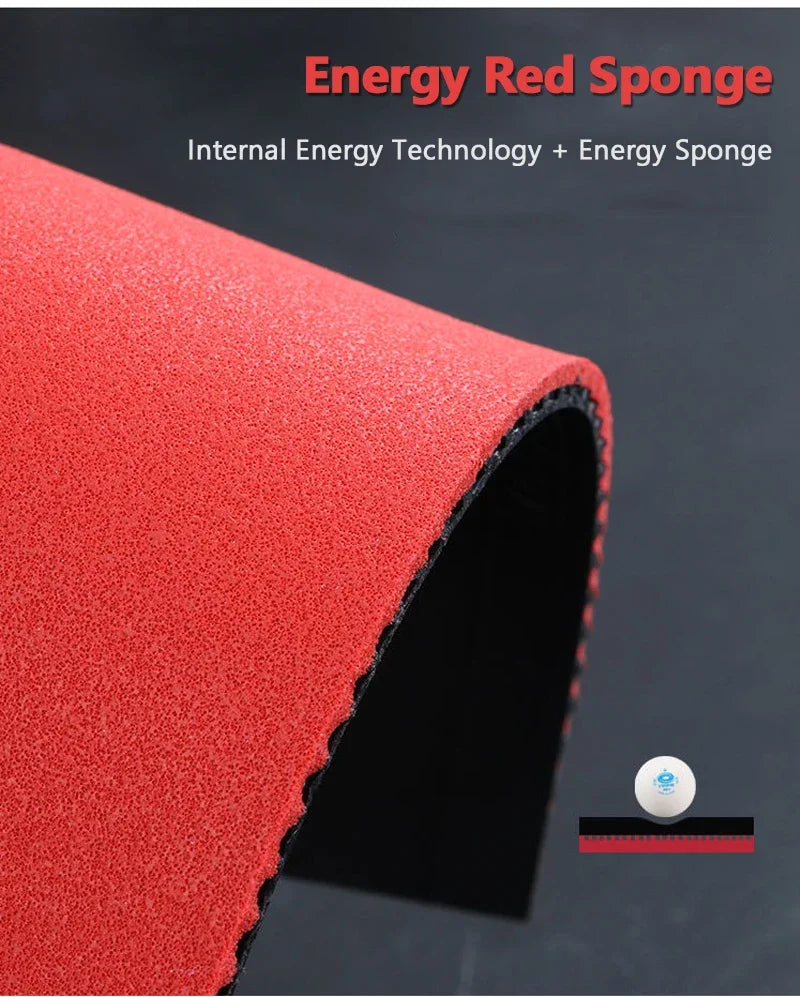 Tibhar-Evolution EL-P Table Tennis Rubber, Professional Non-Toxic Pimples-in Ping Pong Rubber for Quick Attack