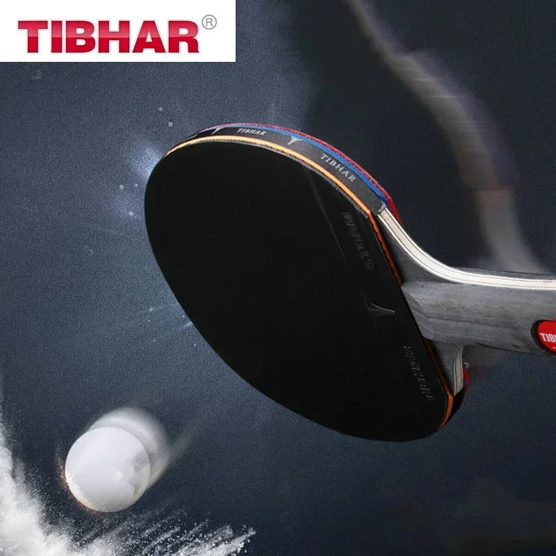 TIBHAR 9 Star Table Tennis Racket Superior Sticky Rubber Carbon Blade Ping Pong Rackets Professional Pimples-in Sticky…