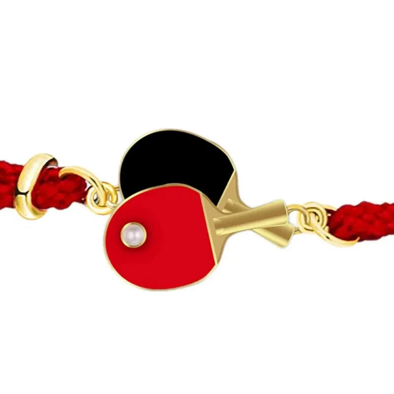 Table Tennis Bracelet Souvenir Women's Bracelet Surrounding Unique Personality Design Sense Jewelry Versatile Commemorative…