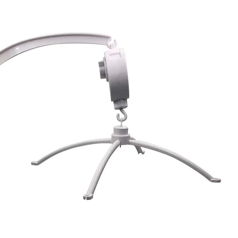 Baby Crib Mobile with Music, Rotating Cot Toy with Soft Hanging Animals for Newborn 0-6-12 Months, Bedside Soother