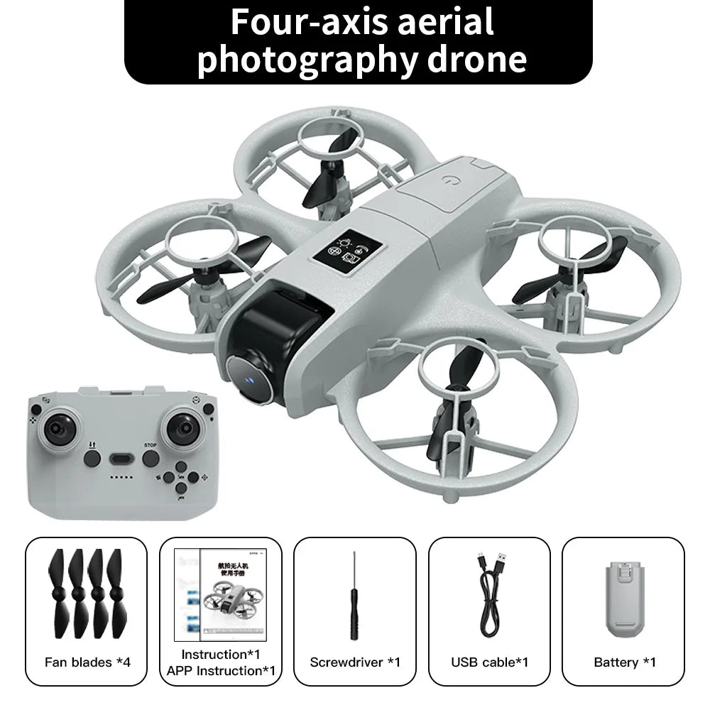 Drone ne Aerial Photography: High-Definition Remote Control, Three-Camera System, 4K Long-Range Brushless Aircraft 3 batteries 04