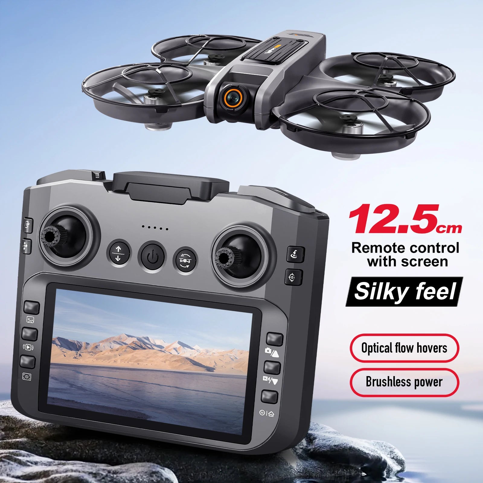 Drone Professional 8K Camera with 5G WiFi FPV UAV Screen S156 Remote Control and Obstacle Avoidance Quadcopter 2025
