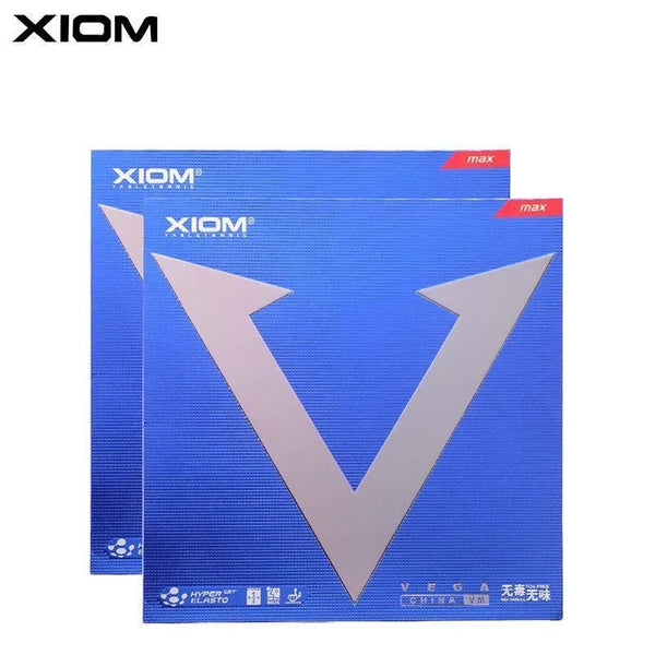 XIOM VEGA CHINA VM Table Tennis Rubber Loop Pimples in with Sponge Ping Pong Tenis de mesa - 1pcs Black