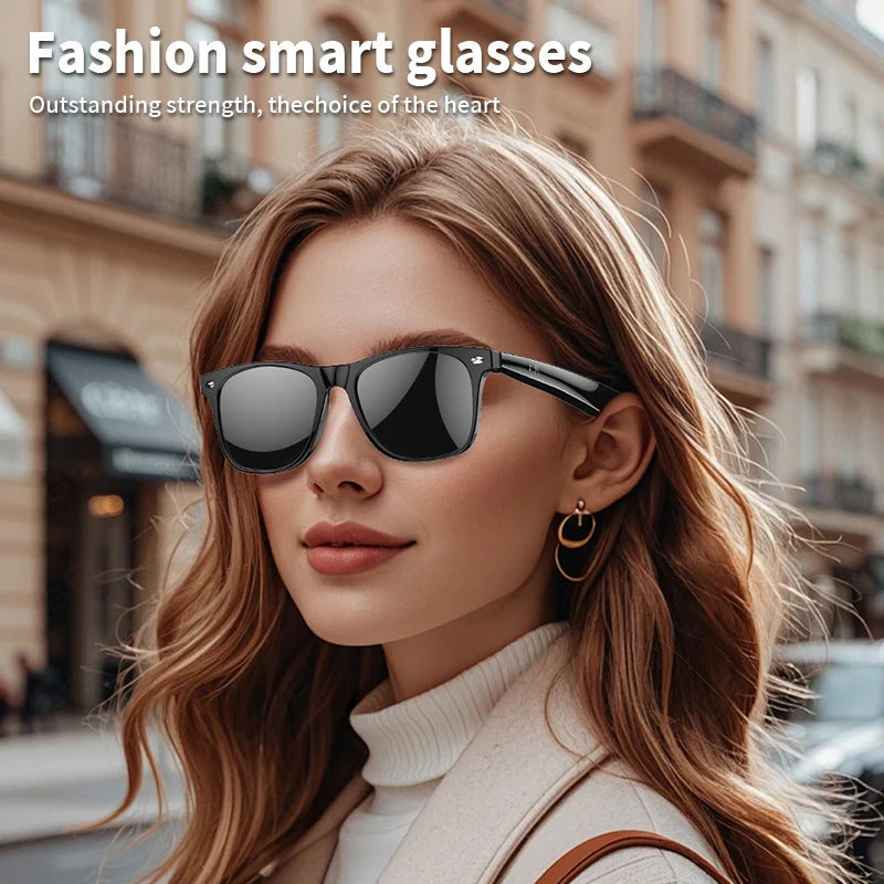 high-tech AI smart glasses can be equipped with various lenses such as sunglasses, blue light, myopia, Men women smart glasses