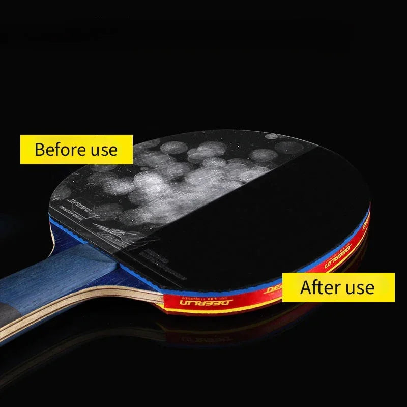 60ml Table Tennis Rubber Cleaner Spray Table Tennis Racket Cleaner Set Tackifier Super Strong Removal Maintenance Fluid…