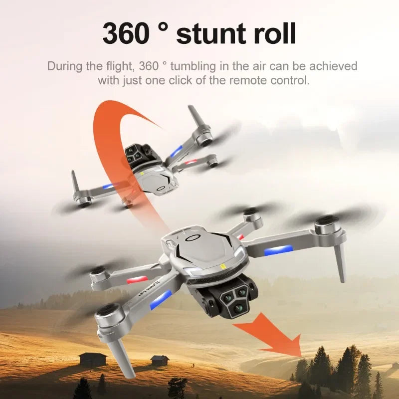 Drone ne Aerial Photography: High-Definition Remote Control, Three-Camera System, 4K Long-Range Brushless Aircraft