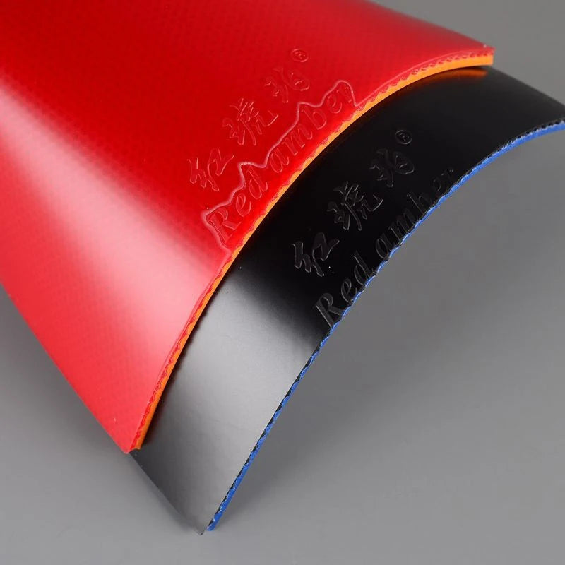 Highly Elastic Stick Rubber Pips-In Ping Pong Red Amber Table Tennis Rubber Rubber Astringent Sponge For Table Tennis Training