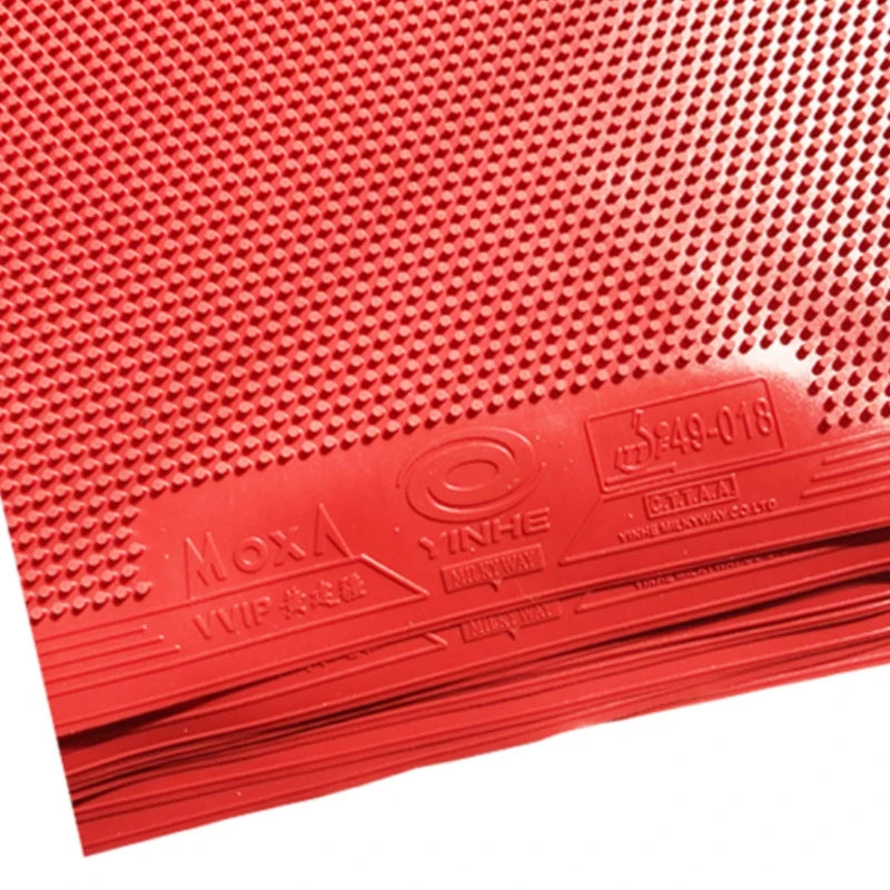 MOXA Huang Jianjiang Table Tennis Rubber YINHE OX Long Pips Table Tennis Rubber ITTF Approved Cured Non-cured Ping Pong…