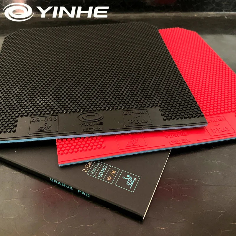 YINHE URANUS PRO Table Tennis Rubber Short Pips Offensive Pips-Out Ping Pong Rubber with 1.8/1.25mm Sponge Mid or Soft…