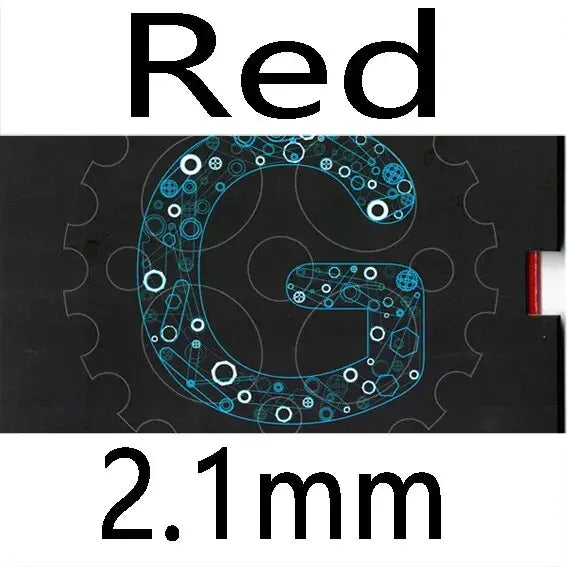 SANWEI 2019 New GEARS 2.0 (GEAR 2.0, Half-sticky, Backhand Counter-attack) Table Tennis Rubber Ping Pong Sponge Red
