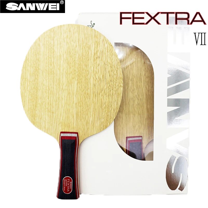 SANWEI FEXTRA 7 Table Tennis Blade Classic 7 Ply Wood Ping Pong Bat Paddle for Fast Attack with Loop