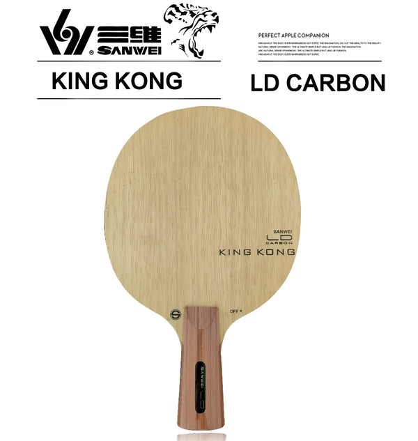 SANWEI KING KONG LD Carbon FIBER Strong Power OFF+ Table Tennis Blade/ ping pong blade/ table tennis bat