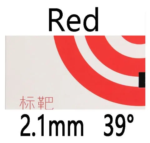 SANWEI TARGET Table Tennis Rubber with Ping Pong Sponge Red 2.1mm H39