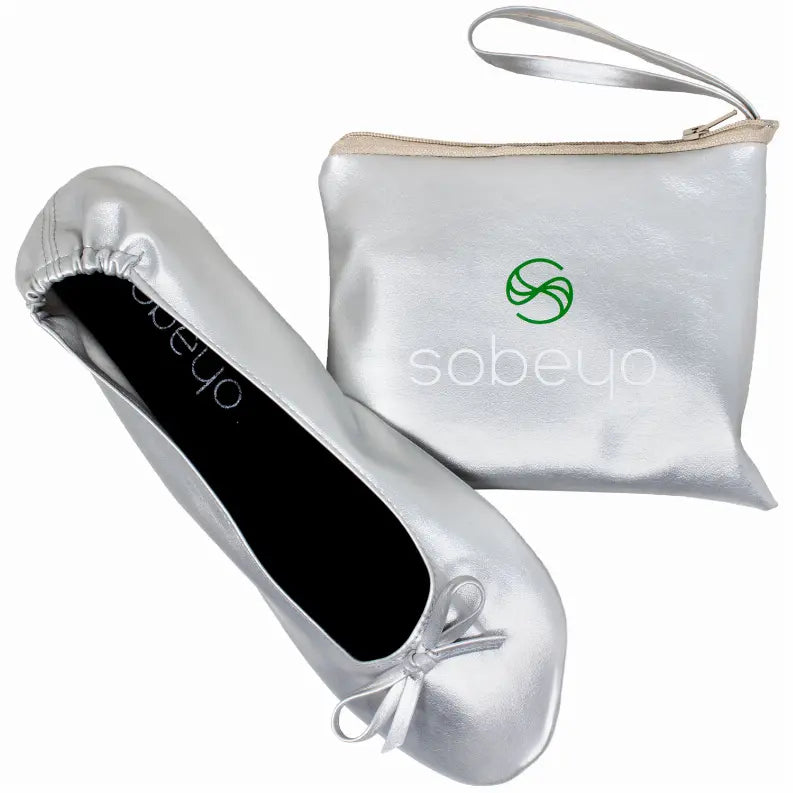 SOBEYO Foldable Ballet Flats Women's Travel Portable Comfortable Shoes SOBEYO