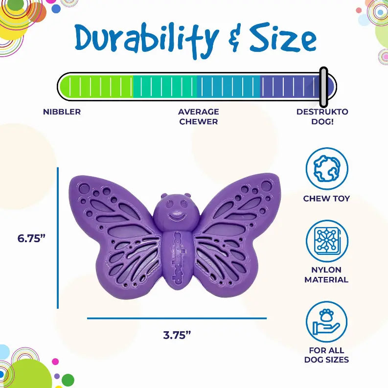 SP Butterfly Chew and Enrichment Toy SodaPup