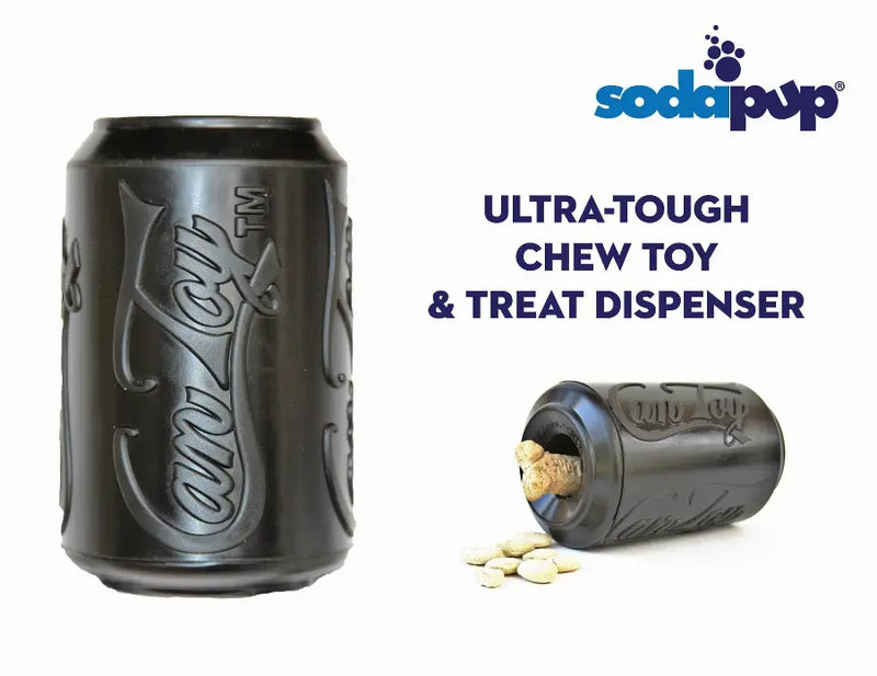 SP Magnum Can Toy Ultra Durable Rubber Chew Toy & Treat Dispenser SodaPup